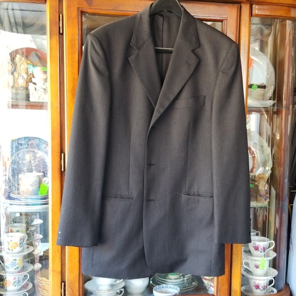 Men's Lord West Suit Jacket Dark Grey Size 42 Long